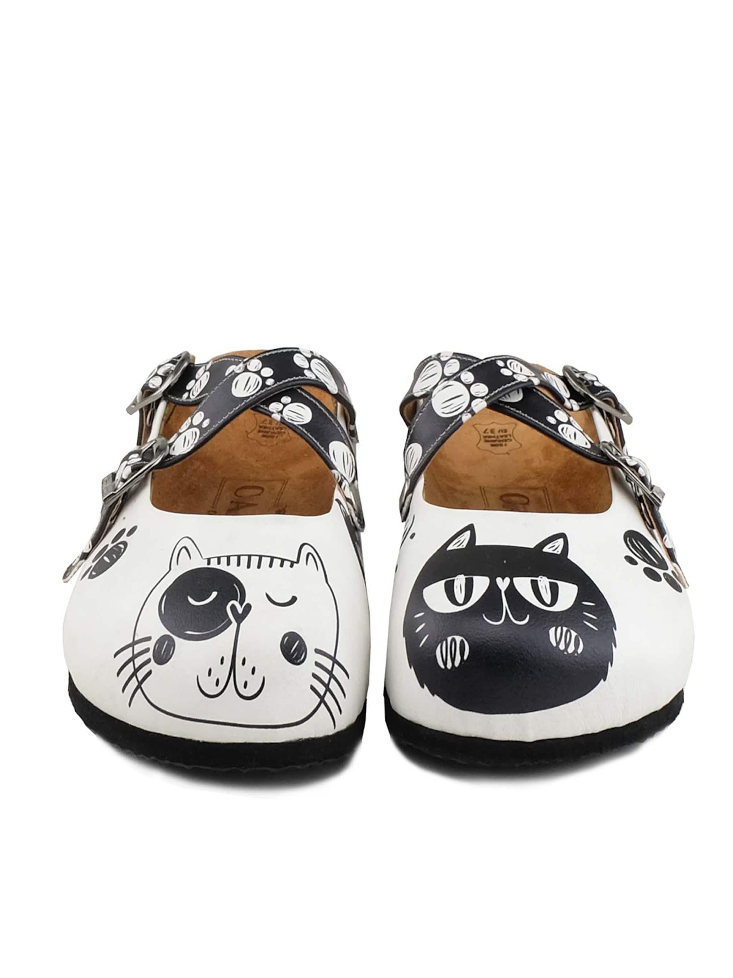 Goby Clogs 'Calceo'‌ in Weiß