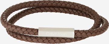 Calvin Klein Armband in Bruin: voorkant