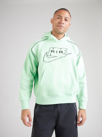 Felpa 'Air' di Nike Sportswear in verde: frontale