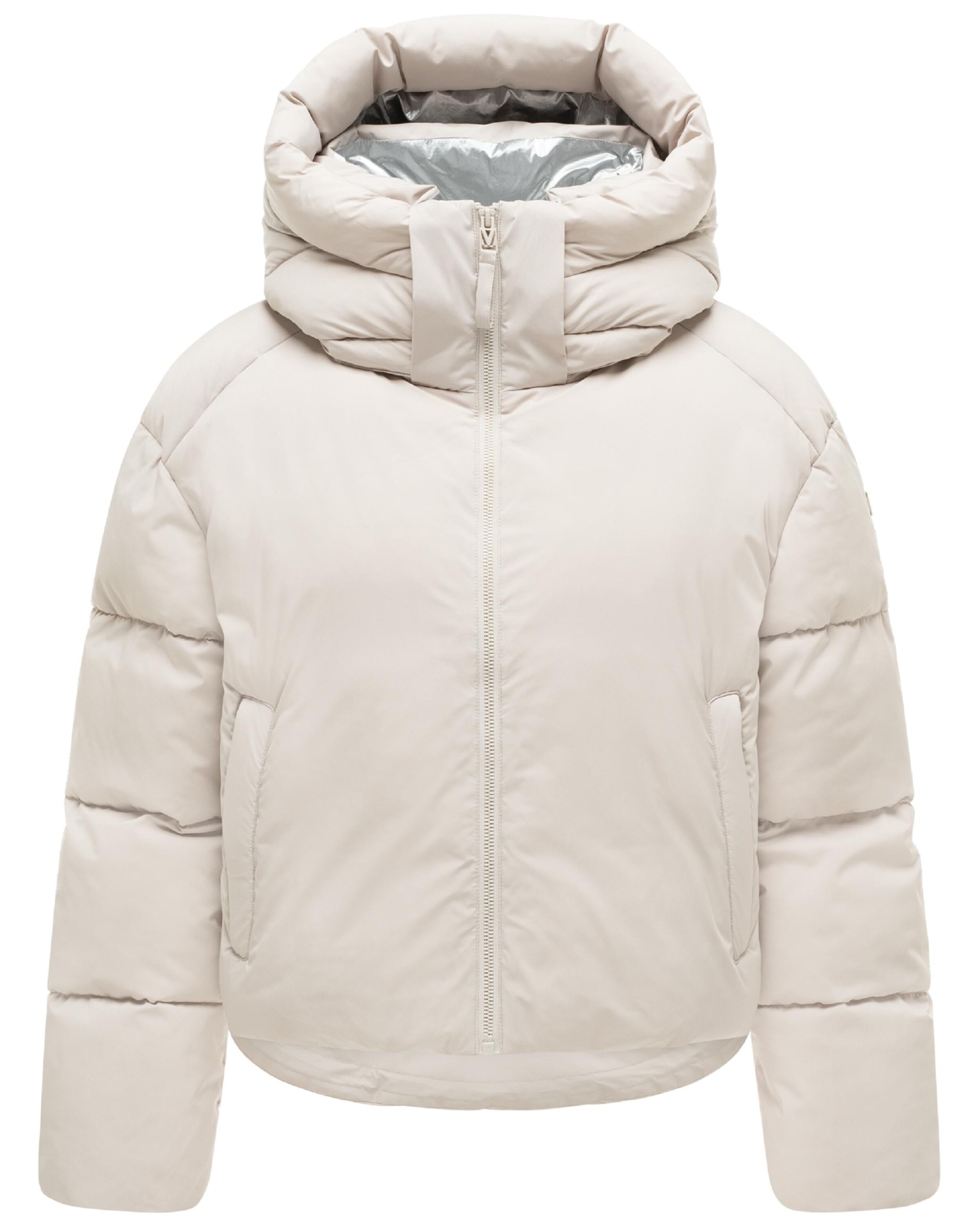 MARIKOO Winterjas 'Zilvaa 16' in Beige: voorkant