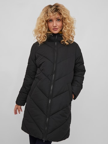 VILA Χειμερινό παλτό 'Rust' σε μαύρο: μπροστά