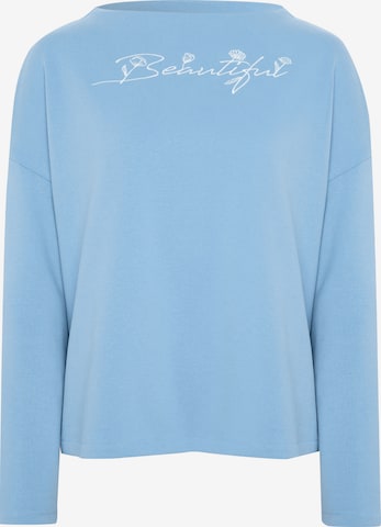 Oklahoma Jeans Sweatshirt in Blue: front