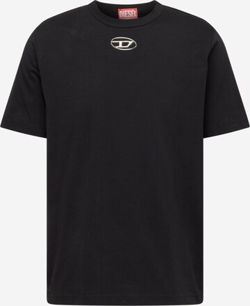 T-Shirt 'JUST-OD' DIESEL en noir : devant