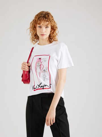Karl Lagerfeld T-Shirt in Weiß: Vorderseite