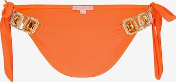 Pantaloncini per bikini 'Boujee' di Moda Minx in arancione: frontale