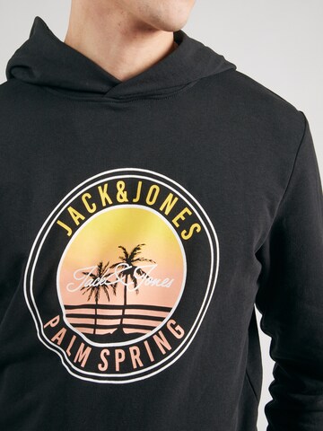 Sweat-shirt 'JJPALM' JACK & JONES en noir