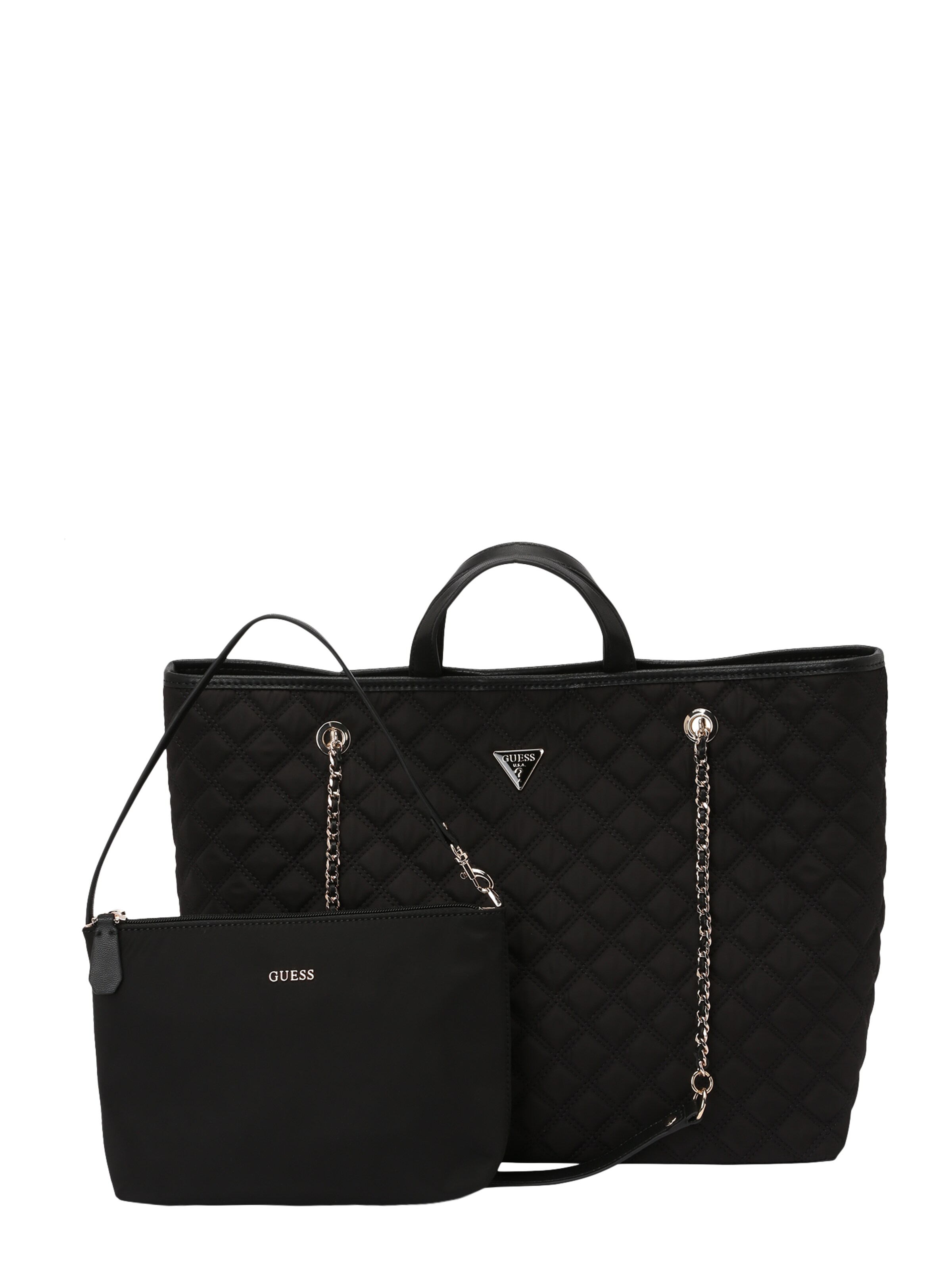 Shopper 'GIULLY II LARGE 2 IN 1 TOTE' di GUESS in nero