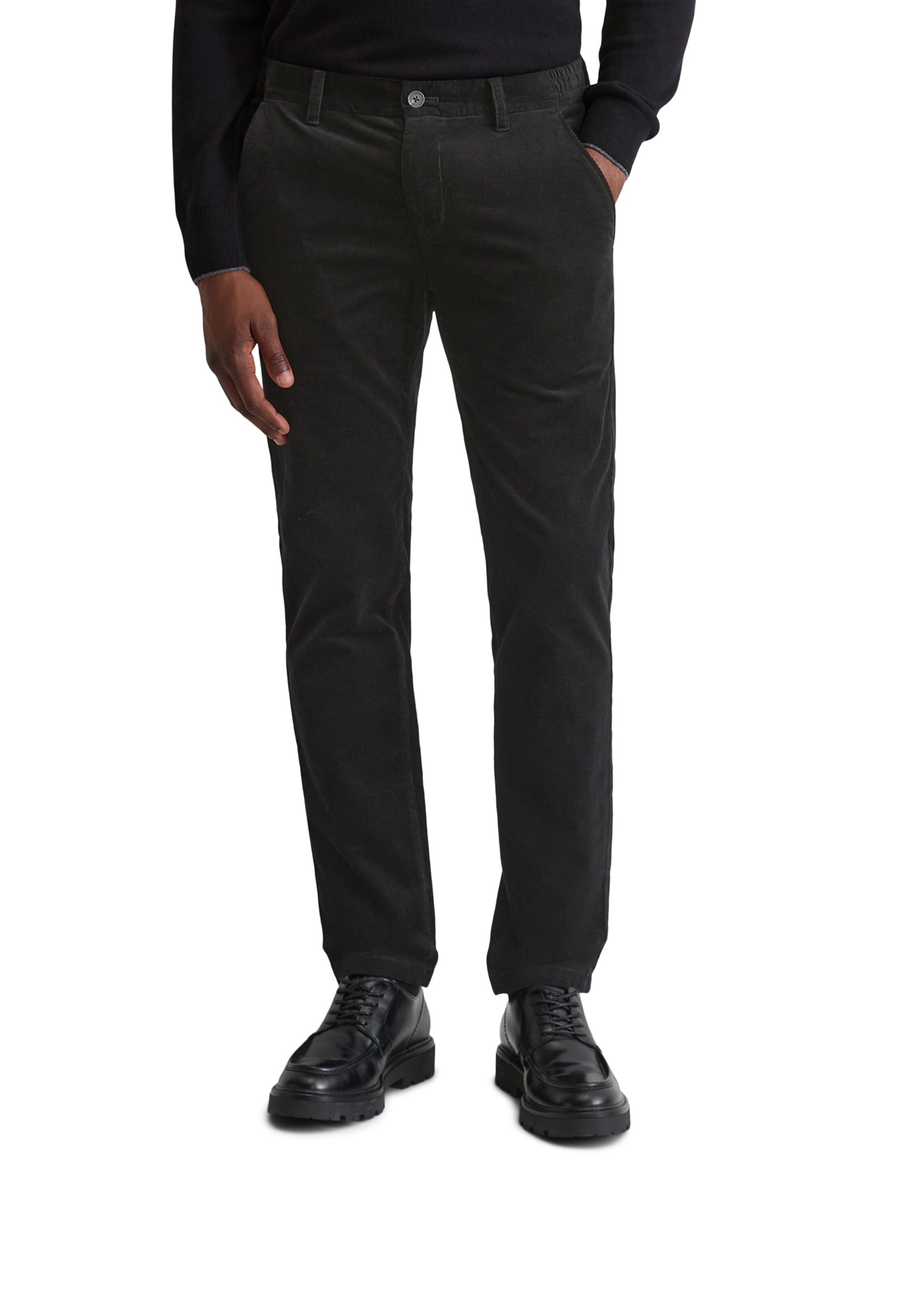 Regular Pantalon Marc O'Polo en noir : devant