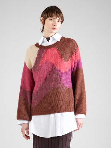 Pull-over 'C_Funch' BOSS en marron : devant