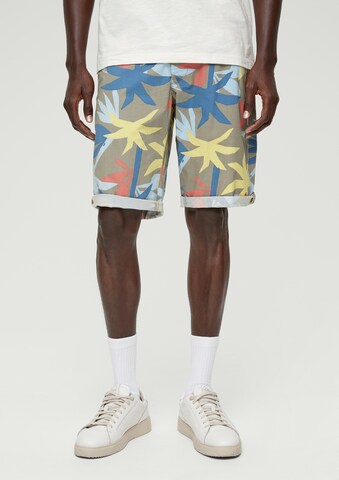 s.Oliver Slimfit Shorts in Beige: Vorderseite