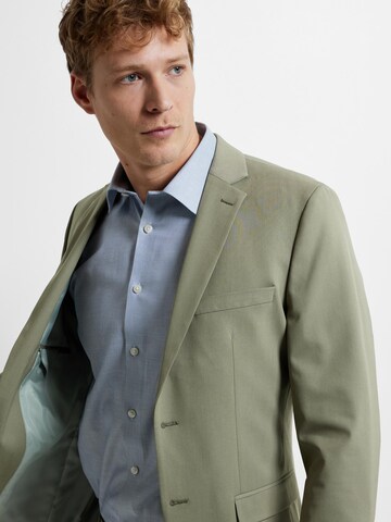 Coupe slim Veste de costume 'Liam' SELECTED HOMME en vert