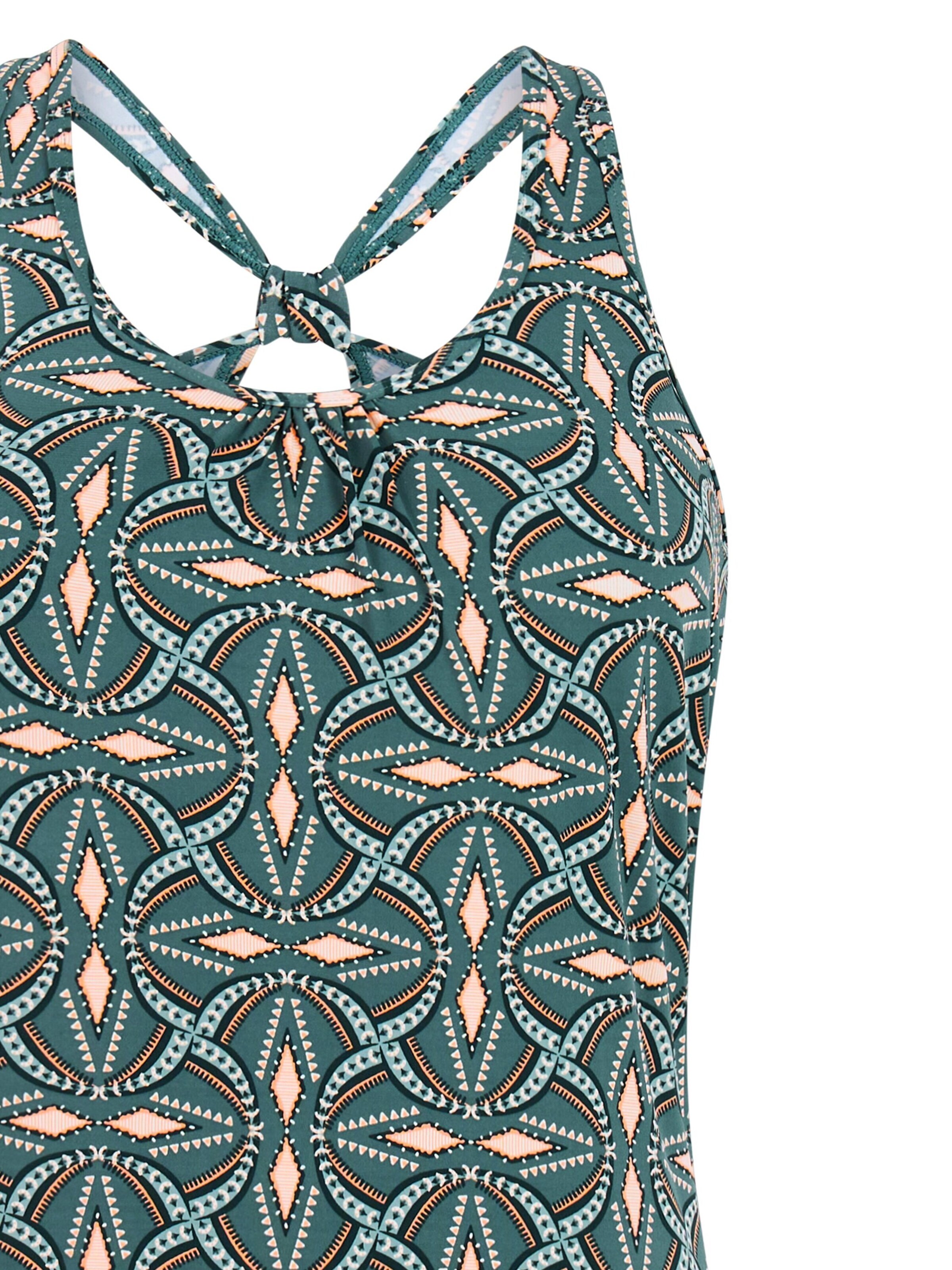 PROTEST Tankini top 'MIXZester' in Green