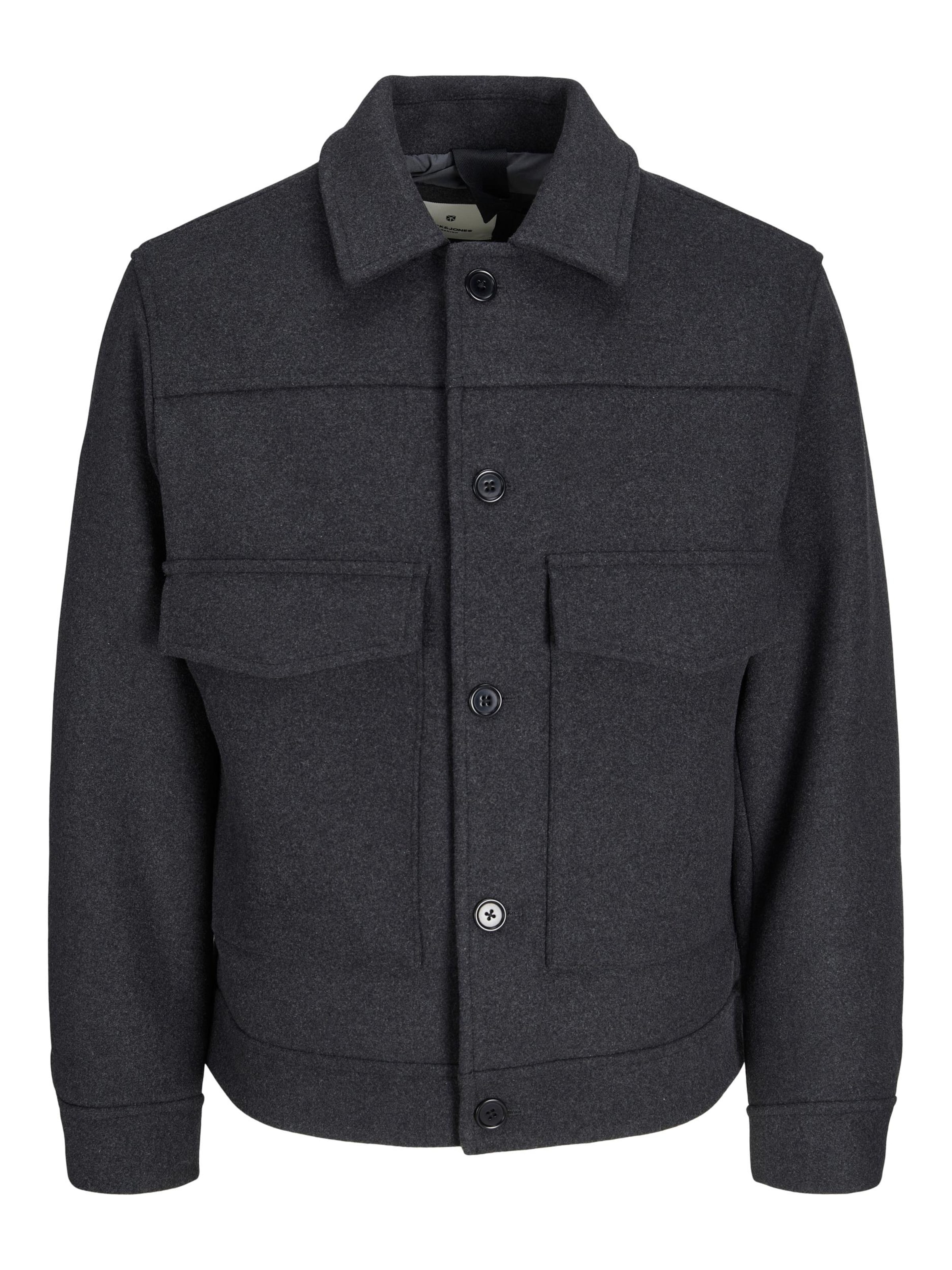 Veste mi saison BRANCH JACK JONES en Gris Fonce ABOUT YOU