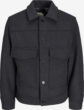 Veste mi-saison 'BRANCH' JACK & JONES en gris : devant