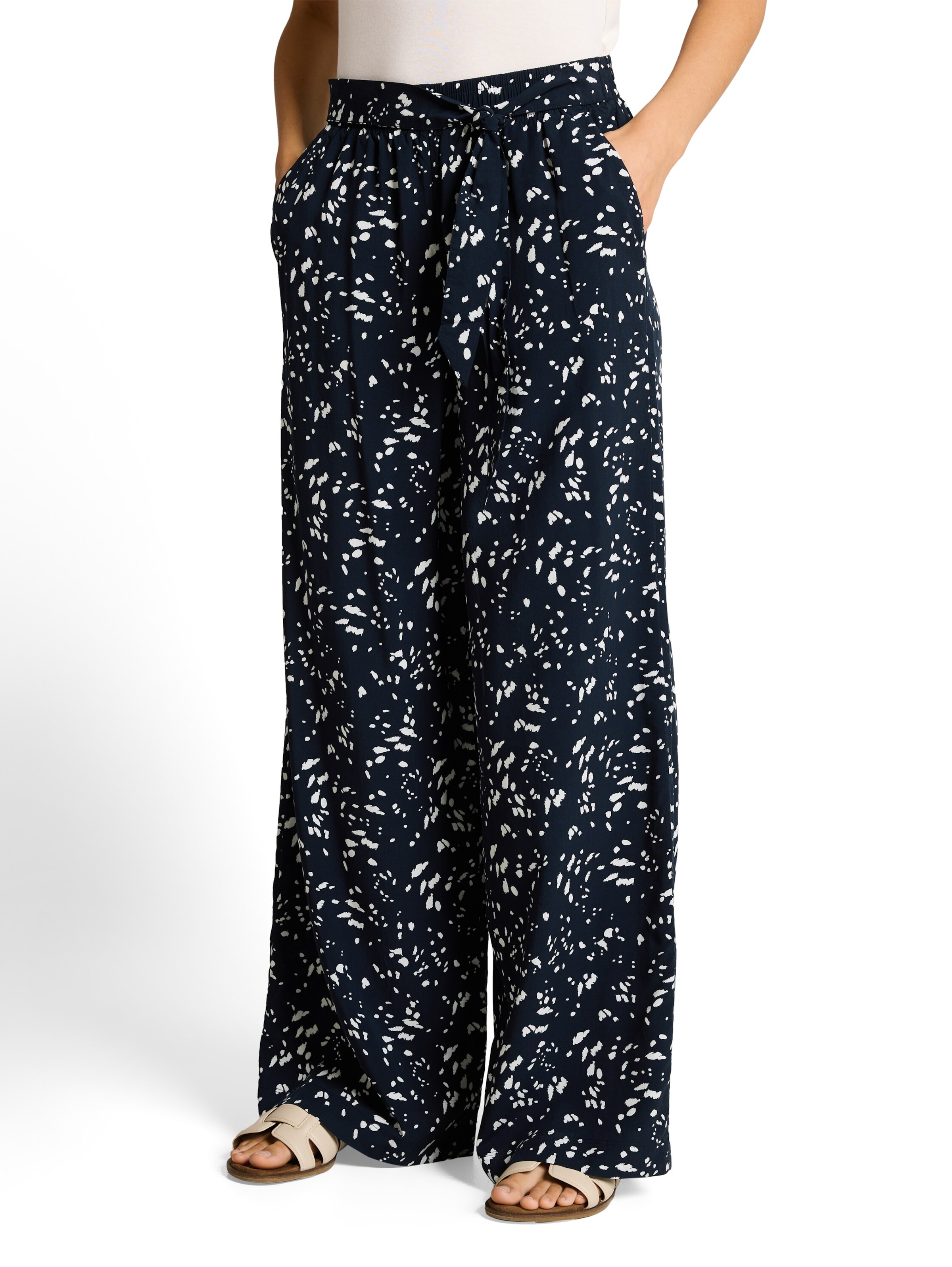 TOM TAILOR Loosefit Hose in Blau: Vorderseite