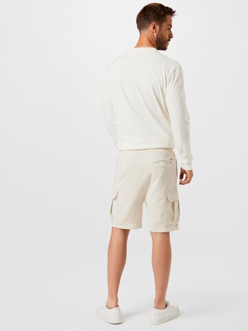 STRELLSON Loose fit Cargo Pants 'Kian' in White