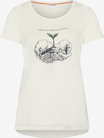 Gardena T-Shirt in Weiß: predná strana