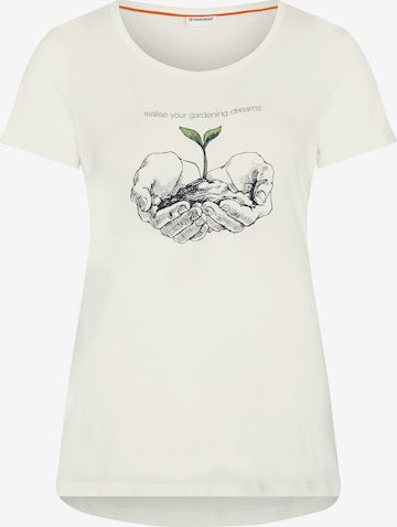Gardena T-Shirt in Weiß: Vorderseite