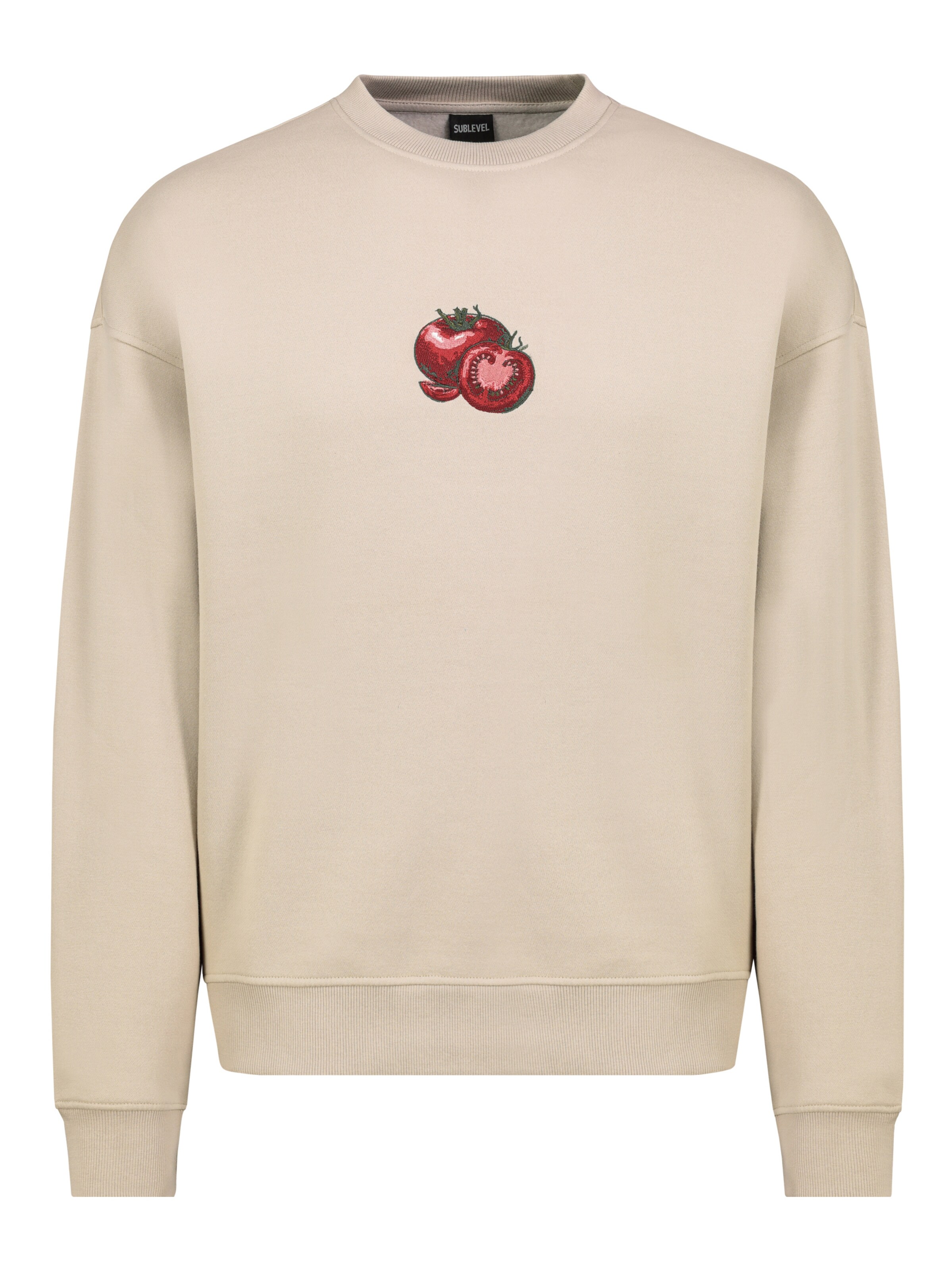 Sublevel Pullover in Beige: Vorderseite