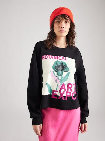 ONLY Sweatshirt 'PIXAS' in Zwart