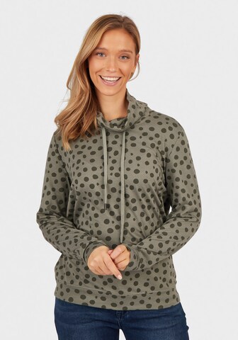 Navigazione Sweatshirt in Groen: voorkant