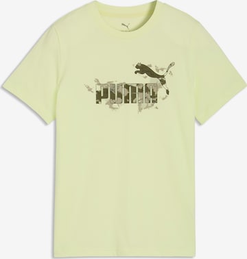 PUMA Shirt 'Essentials' in Groen: voorkant