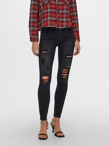 ONLY Skinny Jeans 'Coral' in Black: front