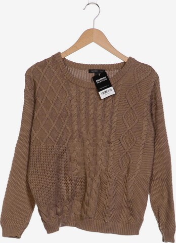 MANGO Sweater & Cardigan in L in Beige: front