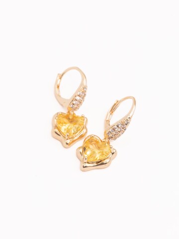 Secret Stones Ohrringe 'Hot love' in Gold: Vorderseite