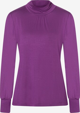 T-shirt MORE & MORE en violet : devant