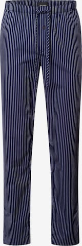Hanro Pajama pants ' Night & Day ' in Blue: front