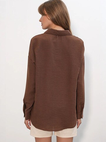Chemisier 'Hemden' Bigdart en marron
