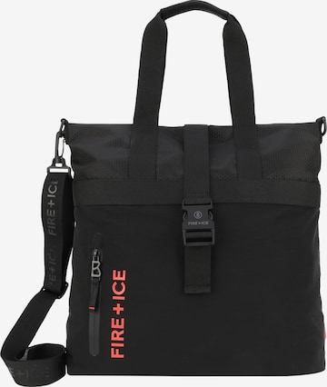 Fire+Ice Handtasche 'Mian' in Schwarz: Vorderseite