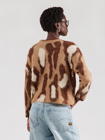 ONLY Pullover 'ONLEDELIE' i brun