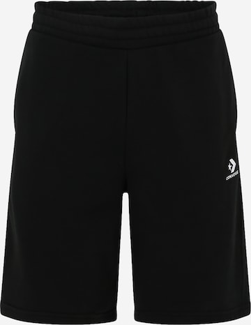 CONVERSE Regular Pants in Black: front