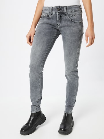 Herrlicher Slimfit Jeans 'Gila' i grå: framsida
