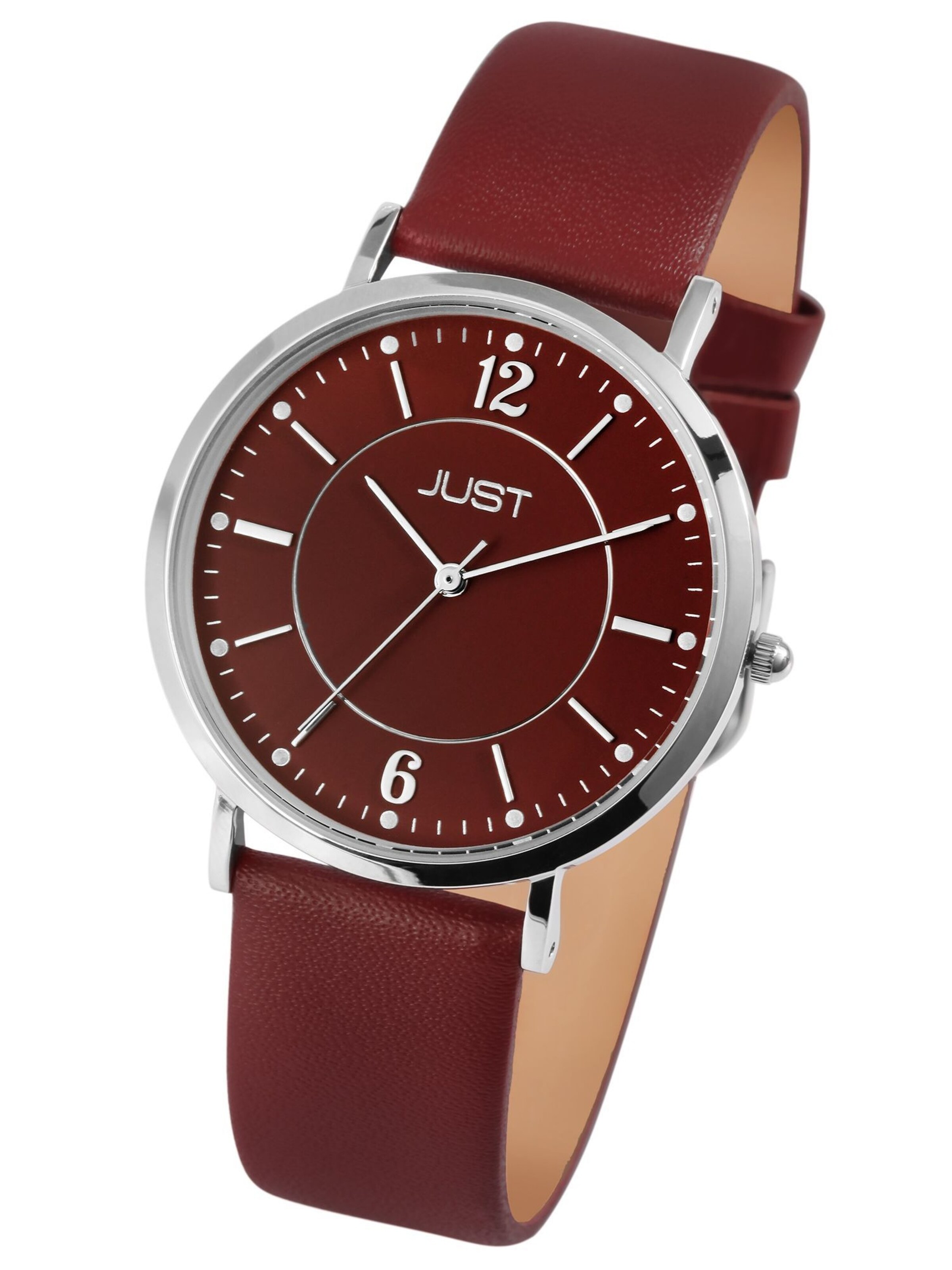 JUST Analog Watch 'Lenia' in Red: front
