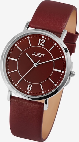 JUST Analog Watch 'Lenia' in Red: front