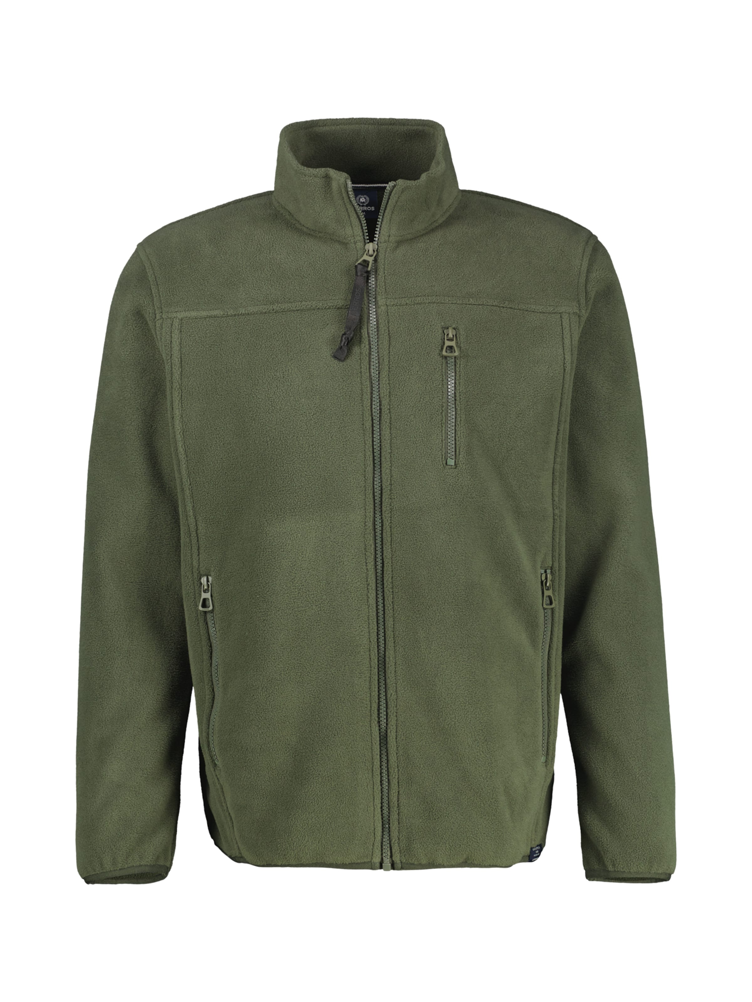 LERROS Fleecejacke in Grün: Vorderseite