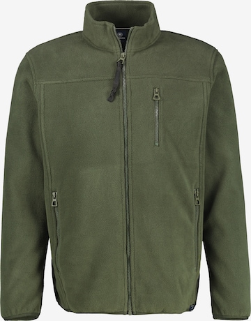 LERROS Fleece jacket in Green: front