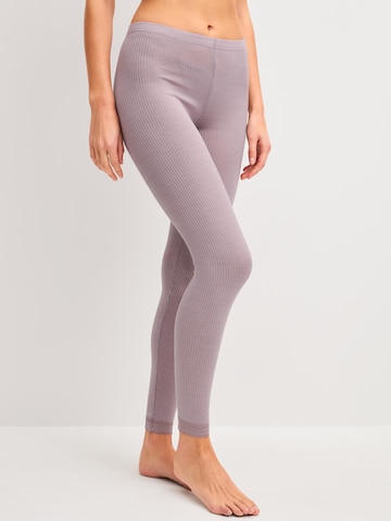 Skinny Leggings 'Silky Wool Joy' di CALIDA in grigio