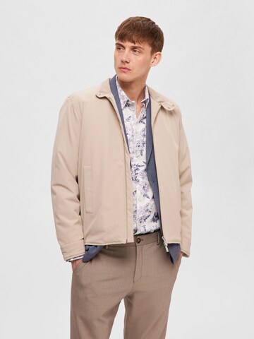 SELECTED HOMME Performance Jacket in Grey: front