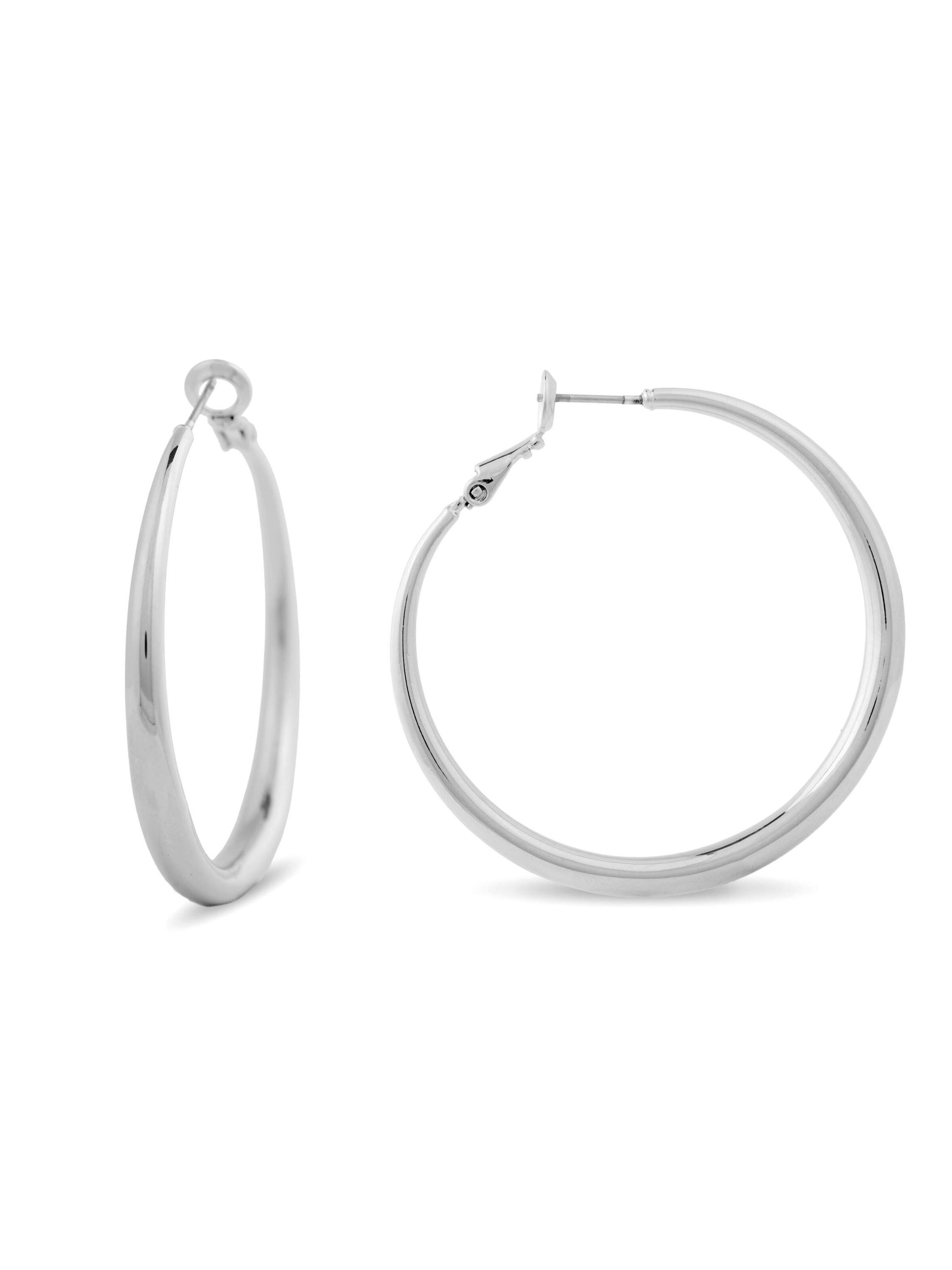 Luxenter - Pendientes 'Sira' en plata: frente