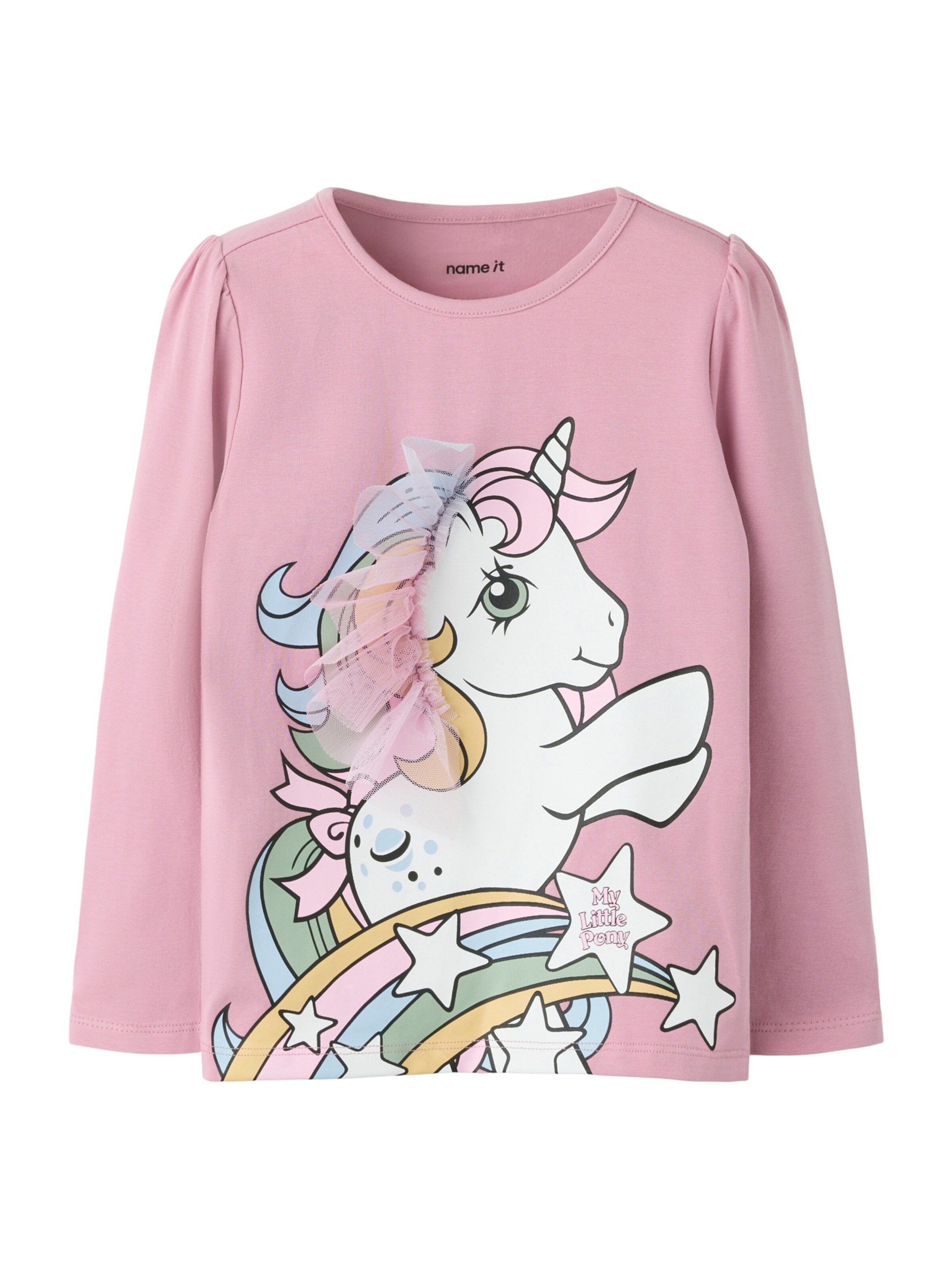 NAME IT Shirt 'NMFJOLLA' in Lila: Vorderseite