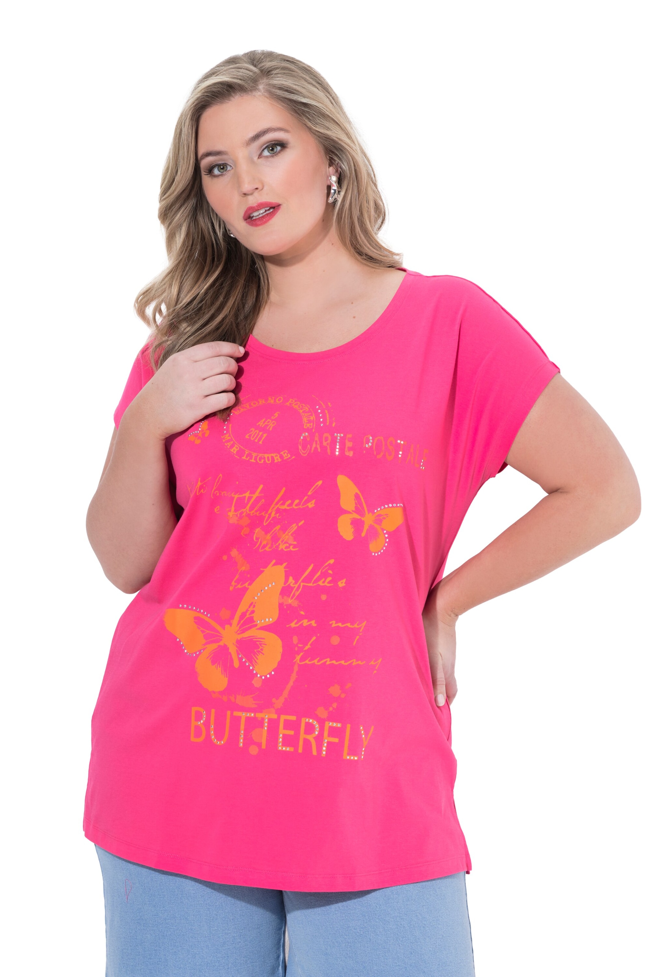 MIAMODA Shirt in Pink: front