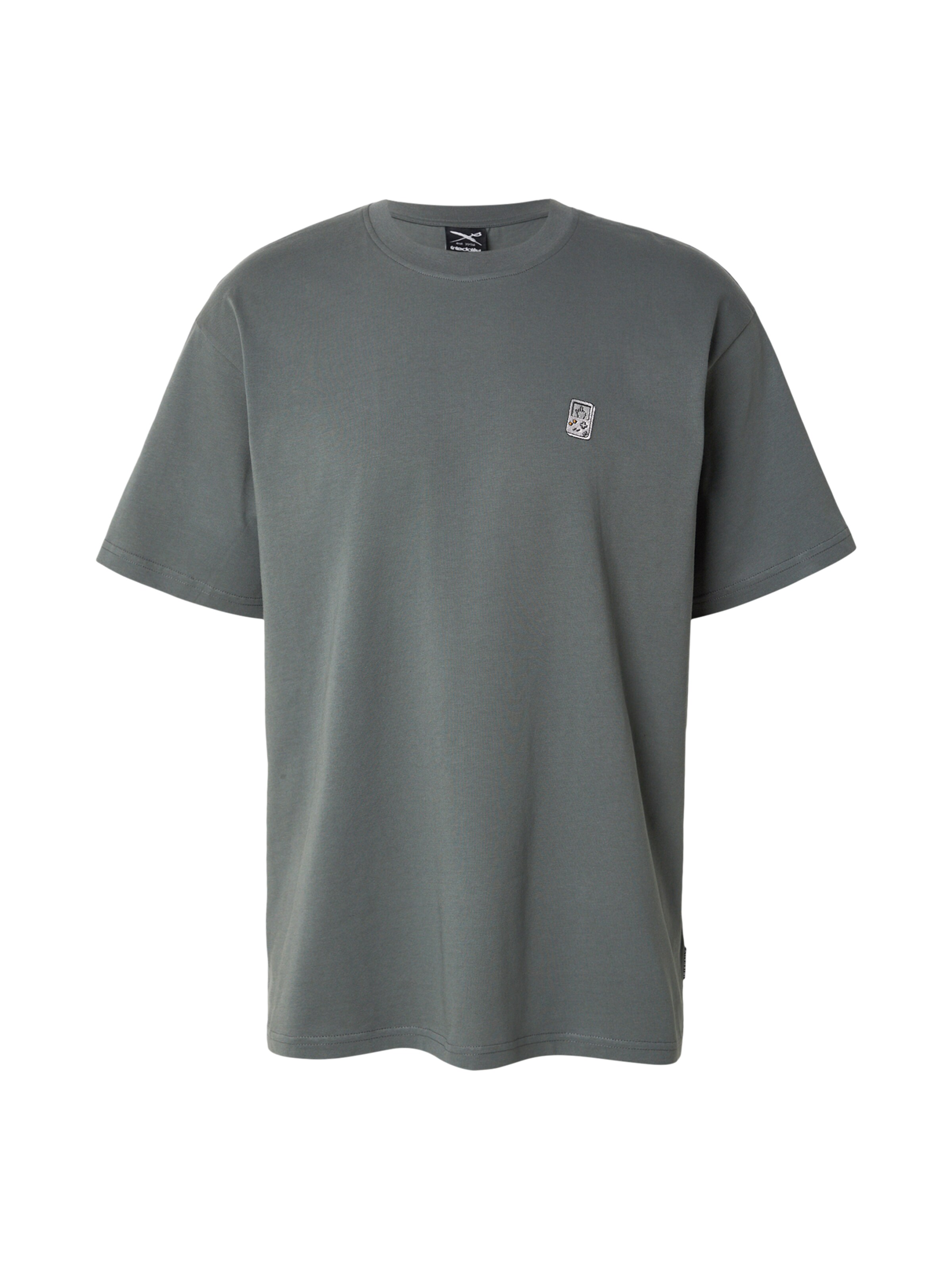 Iriedaily T-Shirt 'Play Different' in Grün: Vorderseite