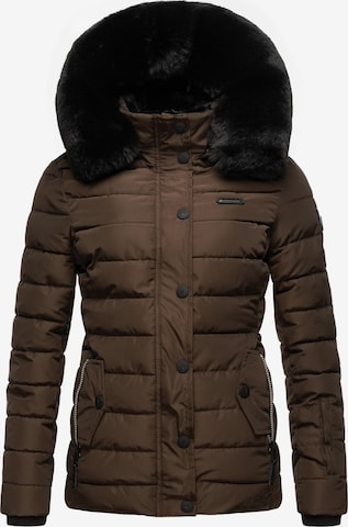 NAVAHOO Winterjacke 'Milianaa' in Braun