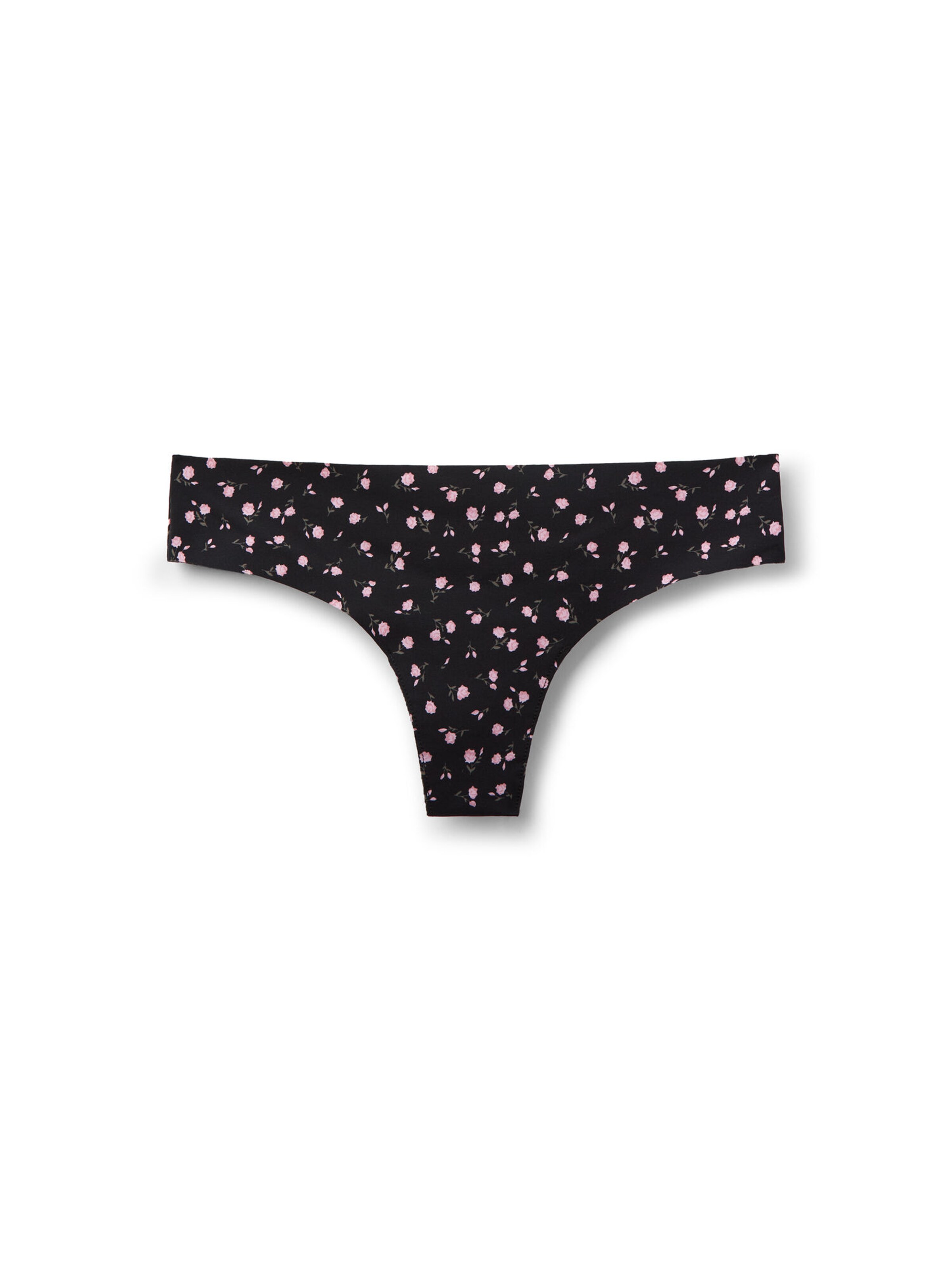 Tezenis Thong in Black: front