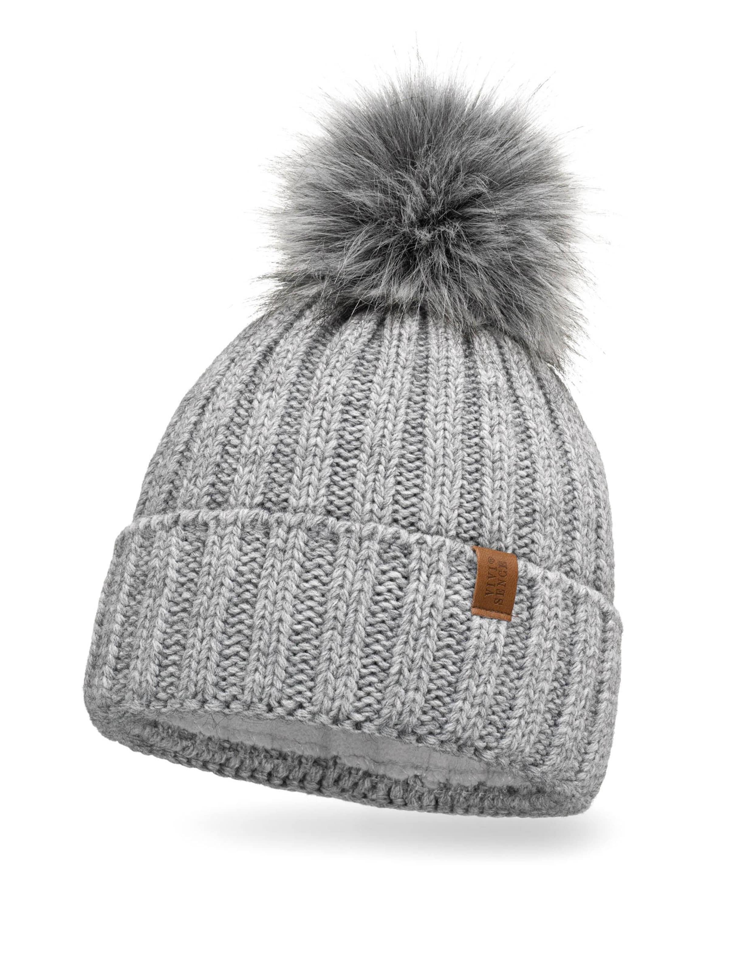 Bonnet '70100' Vivisence en gris : devant