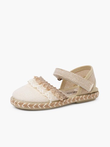 Pisamonas - Sandalias en beige: frente